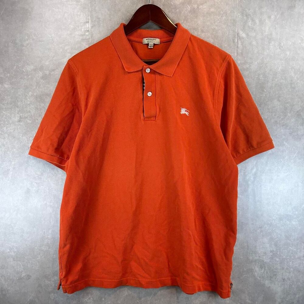 Burberry Men's Orange Polo-shirts